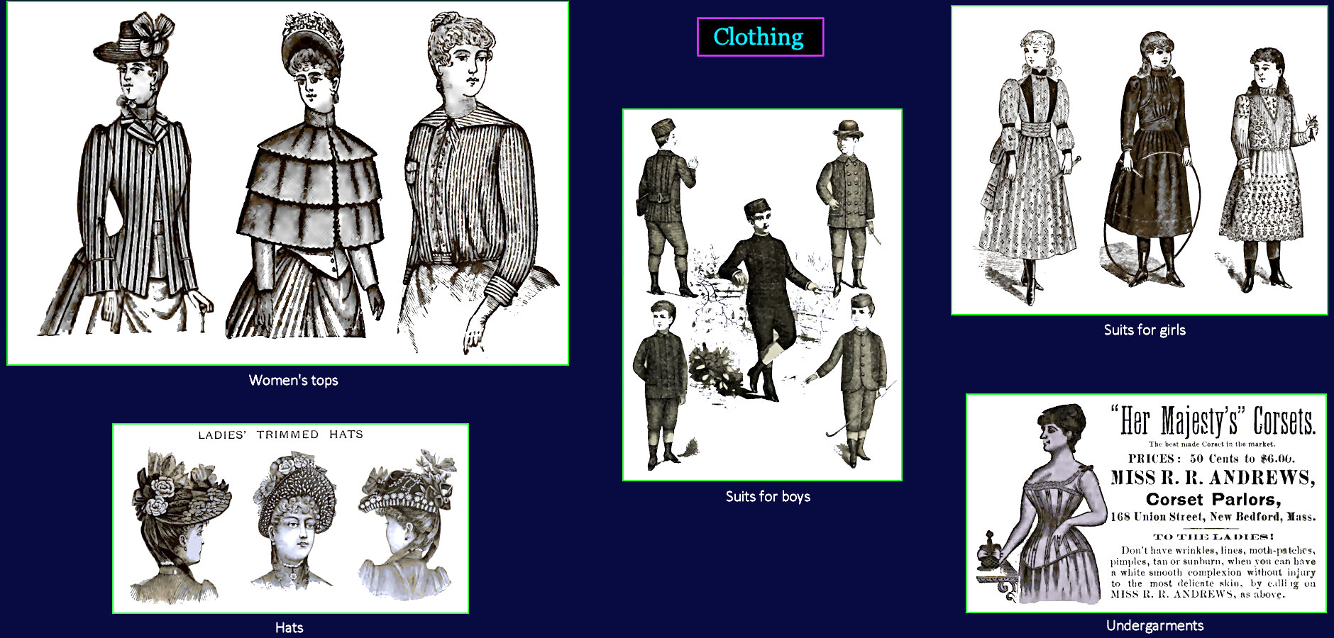 Clothing Ads, 1890